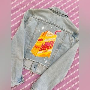 GRLFRND brand jacket worked on by artist